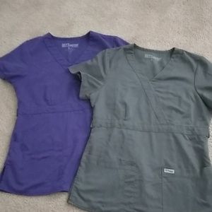 Grey's Anatomy scrub top bundle